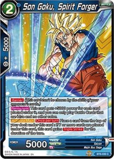 Son Goku Spirit Forger Foil BT6-030 Destroyer Kings Dragonball Super card