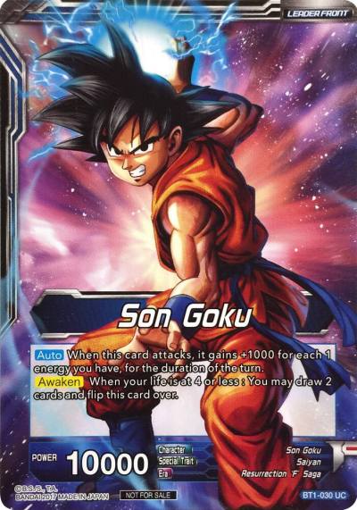 Son Goku Super Saiyan Blue Son Goku Hot Stamped BT1-030 Promotion Cards Dragonball Super card