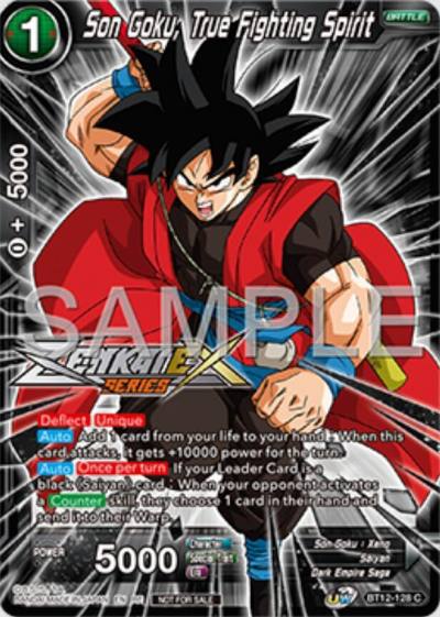 Son Goku True Fighting Spirit Event Pack 16 BT12-128 Promotion Cards Dragonball Super card