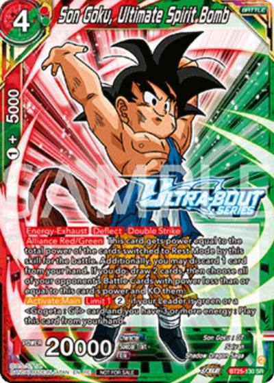Son Goku Ultimate Spirit Bomb Event Pack 17 BT25-130 Promotion Cards Dragonball Super card