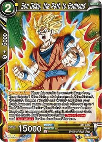 Son Goku the Path to Godhood BT8-068 Malicious Machinations Dragonball Super card