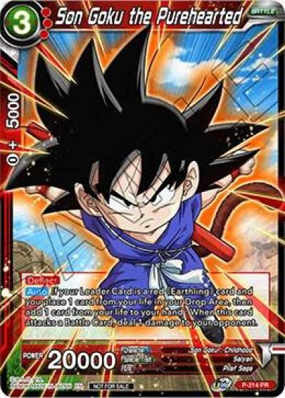 Son Goku the Purehearted P-214 Promotion Cards Dragonball Super card