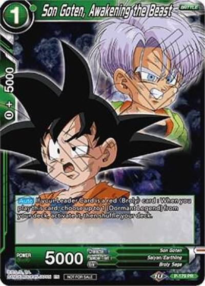 Son Goten Awakening the Beast P-179 Promotion Cards Dragonball Super card