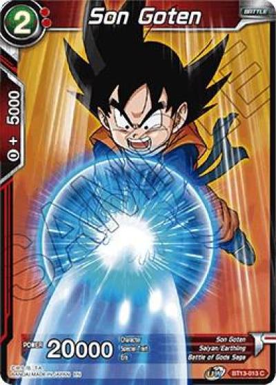 Son Goten BT13-013 Supreme Rivalry Dragonball Super card