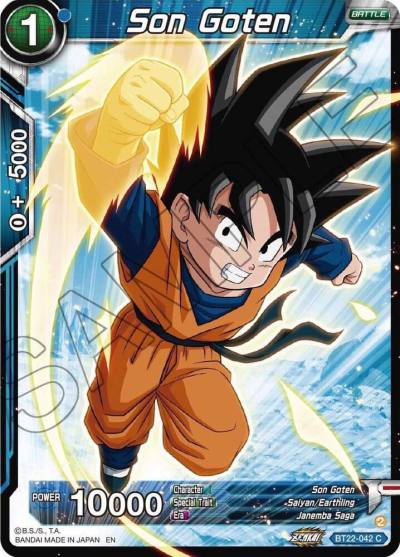 Son Goten BT22-042 Critical Blow Dragonball Super card