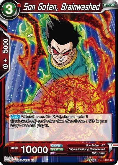 Son Goten Brainwashed BT8-008 Malicious Machinations Dragonball Super card