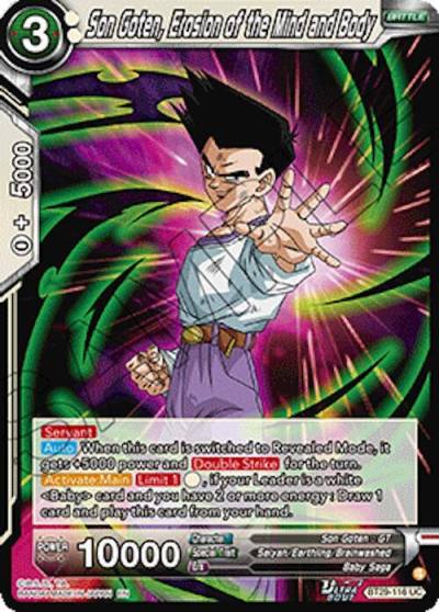 Son Goten Erosion of the Mind and Body BT29-116 Fearsome Rivals Dragonball Super card