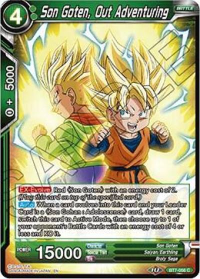 Son Goten Out Adventuring BT7-056 Assault of the Saiyans Dragonball Super card