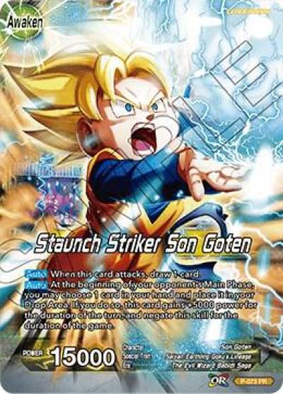 Son Goten Staunch Striker Son Goten P-073 Promotion Cards Dragonball Super card