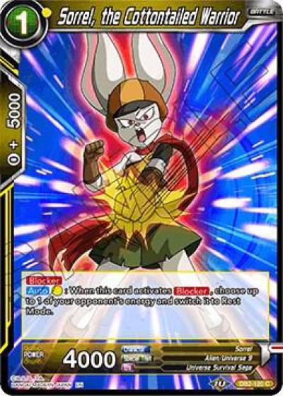 Sorrel the Cottontailed Warrior Foil DB2-120 Draft Box 05 - Divine Multiverse Dragonball Super card