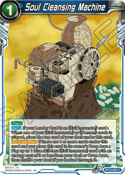 Soul Cleansing Machine BT12-054 Vicious Rejuvenation Dragonball Super card
