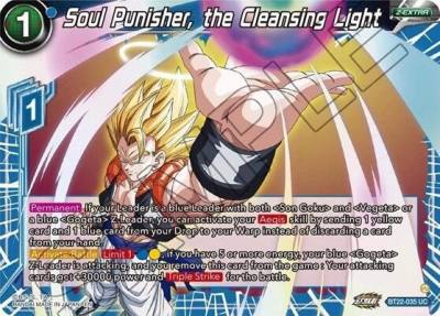 Soul Punisher the Cleansing Light BT22-035 Critical Blow Dragonball Super card