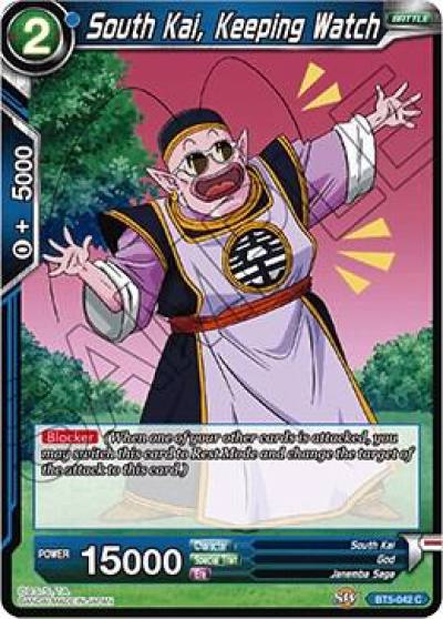South Kai Keeping Watch BT5-042 Miraculous Revival Dragonball Super card