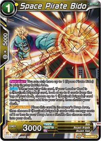 Space Pirate Bido Foil BT6-099 Destroyer Kings Dragonball Super card