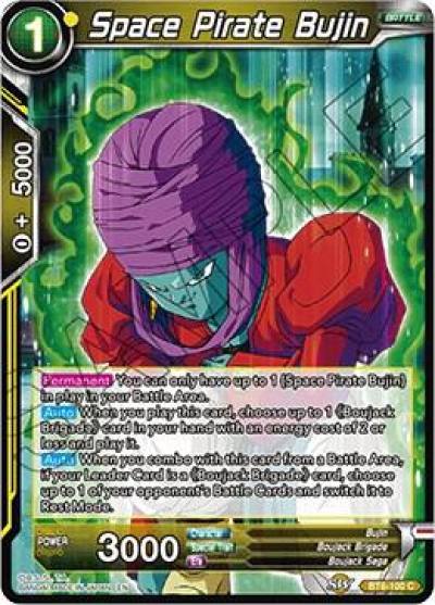 Space Pirate Bujin BT6-100 Destroyer Kings Dragonball Super card