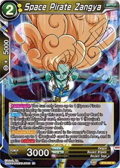 Space Pirate Zangya BT6-097 Destroyer Kings Dragonball Super card