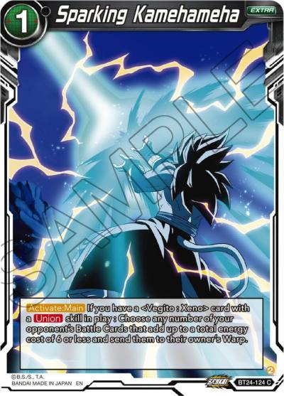 Sparking Kamehameha BT24-124 Beyond Generations Dragonball Super card