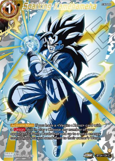 Sparking Kamehameha Collector Booster Gold BT24-124 Beyond Generations Dragonball Super card