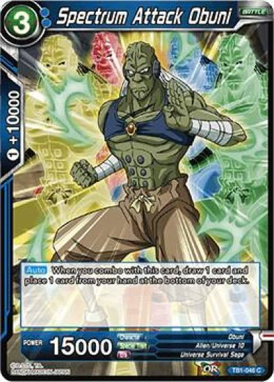 Spectrum Attack Obuni TB1-046 Tournament of Power Dragonball Super card