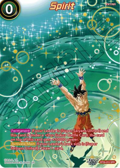 Spirit SPR BT30-015 Three Glorious Fighters Dragonball Super card