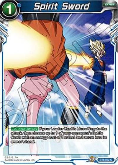 Spirit Sword BT6-052 Destroyer Kings Dragonball Super card