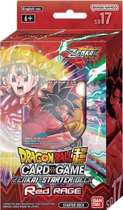 Starter Deck 17 Red Rage  Dawn of the Z-Legends Dragonball Super card