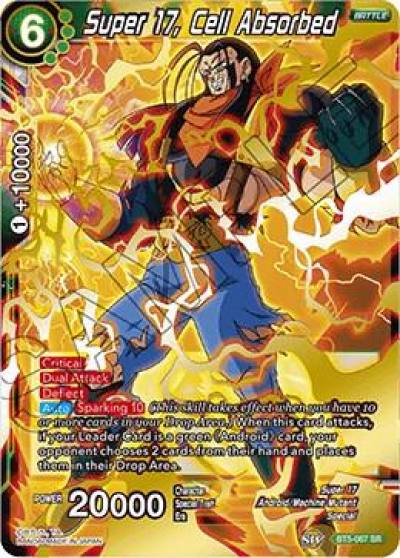Super 17 Cell Absorbed BT5-067 Miraculous Revival Dragonball Super card