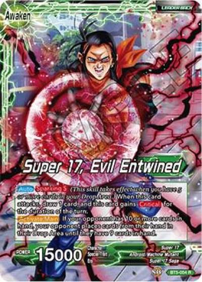 Super 17 Super 17 Evil Entwined BT5-054 Miraculous Revival Dragonball Super card