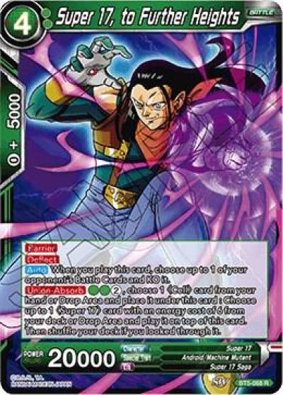 Super 17 to Further Heights BT5-068 Miraculous Revival Dragonball Super card