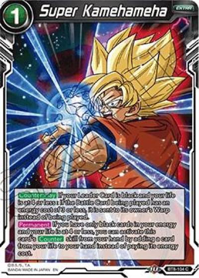 Super Kamehameha Foil BT8-104 Malicious Machinations Dragonball Super card