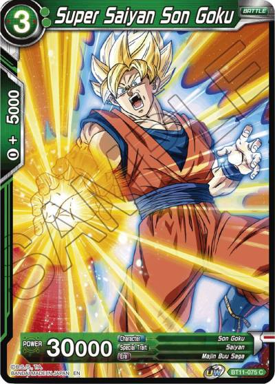 Super Saiyan Son Goku Foil BT11-075 Vermilion Bloodline Dragonball Super card