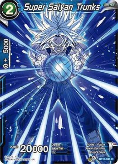 Super Saiyan Trunks BT13-041 Supreme Rivalry Dragonball Super card