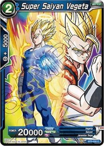 Super Saiyan Vegeta BT5-035 Miraculous Revival Dragonball Super card