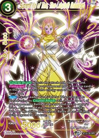 Supreme Kai of Time Time Labyrinth Unleashed SPR BT13-135 Supreme Rivalry Dragonball Super card