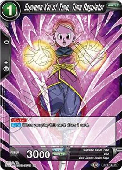 Supreme Kai of Time Time Regulator BT7-104 Assault of the Saiyans Dragonball Super card