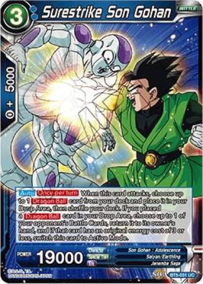 Surestrike Son Gohan BT5-031 Miraculous Revival Dragonball Super card