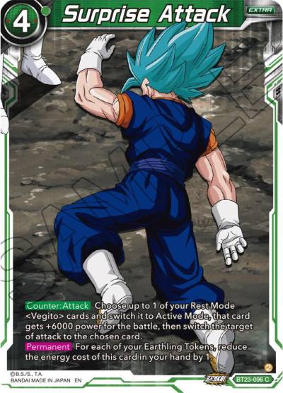 Surprise Attack Foil BT23-096 Perfect Combination Dragonball Super card
