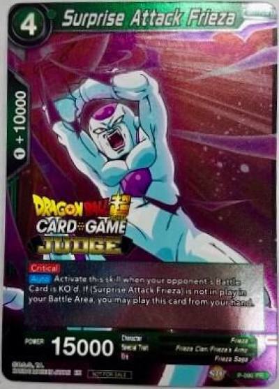 Surprise Attack Frieza P-090 Judge Promotion Cards Dragonball Super card