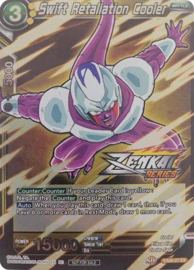 Swift Retaliation Cooler Event Pack 10 Alternate Foil EX06-27 Tournament Promotion Cards Dragonball Super card