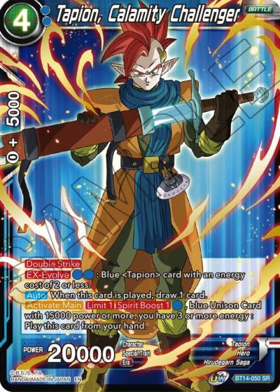 Tapion Calamity Challenger BT14-050 Cross Spirits Dragonball Super card