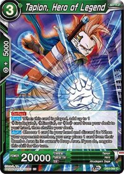 Tapion Hero of Legend DB3-066 Draft Box 06 - Giant Force Dragonball Super card