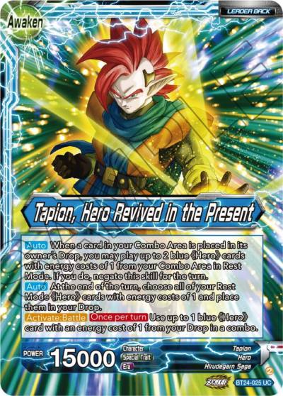 Tapion Tapion Hero Revived in the Present BT24-025 Beyond Generations Dragonball Super card
