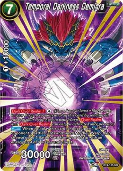 Temporal Darkness Demigra BT4-105 Colossal Warfare Dragonball Super card