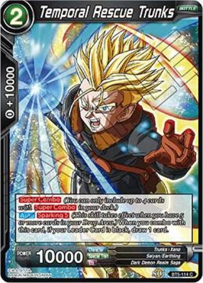 Temporal Rescue Trunks BT5-114 Miraculous Revival Dragonball Super card