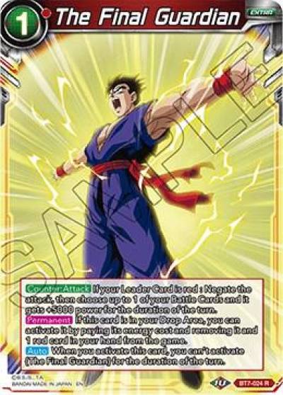 The Final Guardian BT7-024 Assault of the Saiyans Dragonball Super card