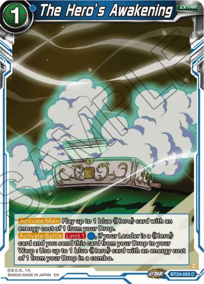 The Heros Awakening BT24-053 Beyond Generations Dragonball Super card