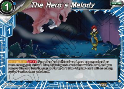The Heros Melody BT24-030 Beyond Generations Dragonball Super card