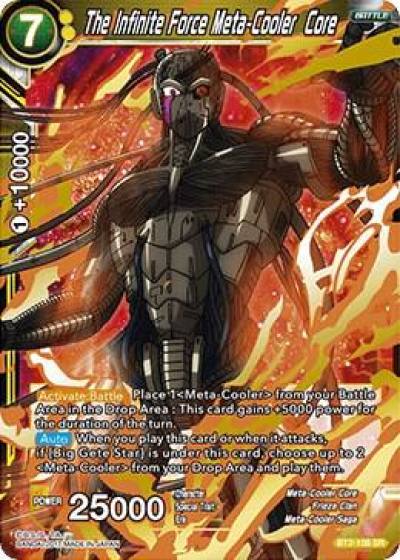 The Infinite Force Meta Cooler Core BT2-108 Union Force Dragonball Super card