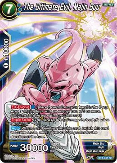 The Ultimate Evil Majin Buu BT3-047 Cross Worlds Dragonball Super card
