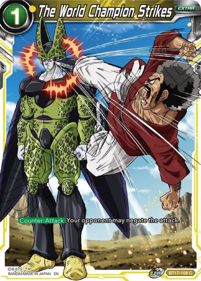 The World Champion Strikes Foil BT17-108 Ultimate Squad Dragonball Super card
